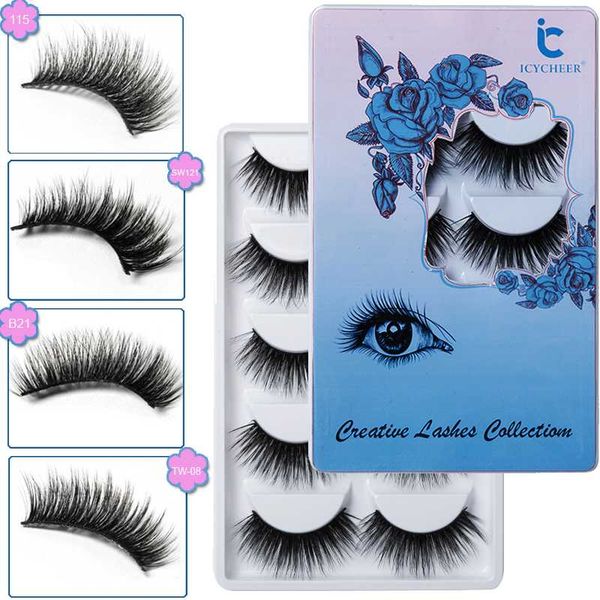 5 pairs makeup false eyelashes natural long 3d mink lashes full strip lashes big eye makeup eyelash extend faux cils magnetique
5 pairs makeup false eyelashes natural long 3d mink lashes full strip lashes big eye makeup eyelash extend faux cils magnetique