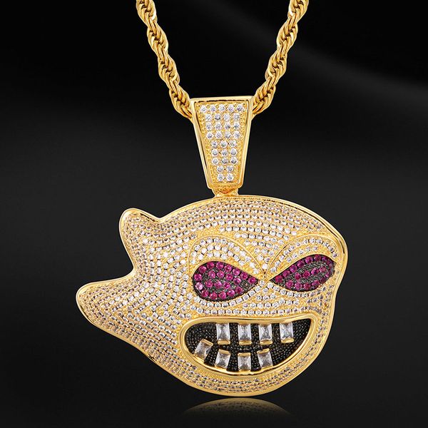 new ghost pendant pave bling cubic zircon iced out necklace fashion hip hop men's jewelry gift drop shippping, Silver
new ghost pendant pave bling cubic zircon iced out necklace fashion hip hop men's jewelry gift drop shippping, Silver