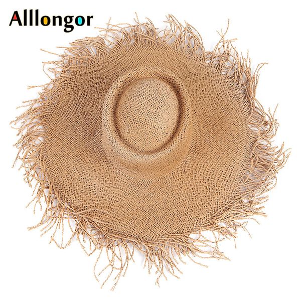 wide brim hats 2021 summer 18cm straw hat women big beach sombrero mujer floppy women's sun cap holiday drop, Blue;gray
wide brim hats 2021 summer 18cm straw hat women big beach sombrero mujer floppy women's sun cap holiday drop, Blue;gray