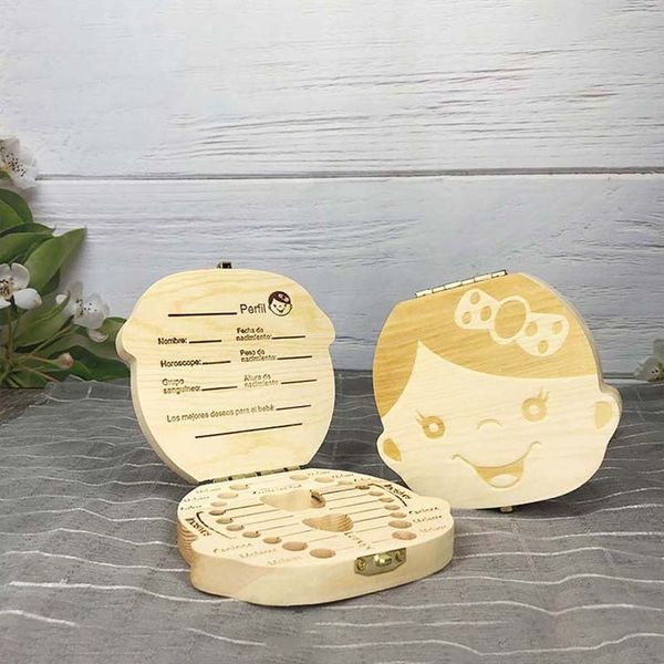 baby tooth box spanish/english/dutch/russian/french /italian wooden milk teeth organizer storage boys girls baby souvenirs gift, Blue
baby tooth box spanish/english/dutch/russian/french /italian wooden milk teeth organizer storage boys girls baby souvenirs gift, Blue