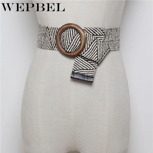 wepbel vintage waist belt boho braided summer solid female round wooden smooth buckle belts for women, Black;brown
wepbel vintage waist belt boho braided summer solid female round wooden smooth buckle belts for women, Black;brown