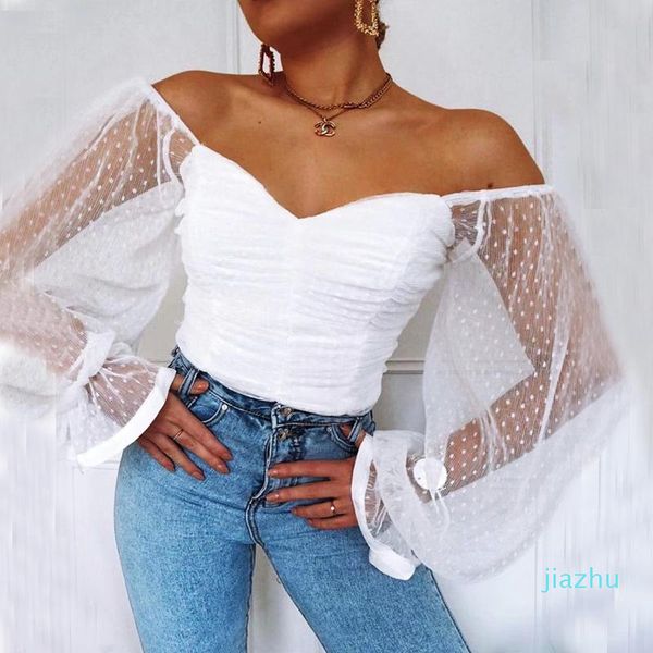 polka dot blouse women mesh shirts pink sweetheart neckline lantern sleeve ruched blouse white blusas vintage shirt
polka dot blouse women mesh shirts pink sweetheart neckline lantern sleeve ruched blouse white blusas vintage shirt