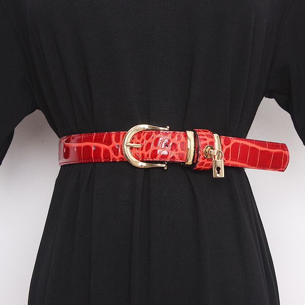 hi-tie luxury belts for women fashion female women crocodile pattern green red genuine leather strap leather dress belt, Black;brown
hi-tie luxury belts for women fashion female women crocodile pattern green red genuine leather strap leather dress belt, Black;brown