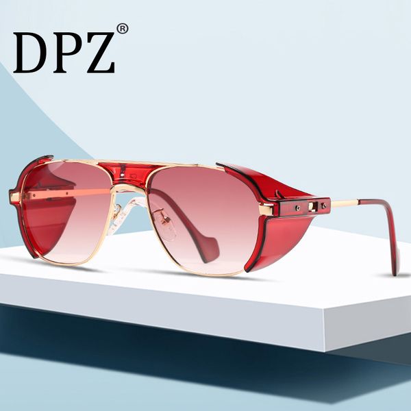 new men's retro punk round frame cool sunglasses, women's personality gradient color wild fashion sunglasses uv400, White;black
new men's retro punk round frame cool sunglasses, women's personality gradient color wild fashion sunglasses uv400, White;black