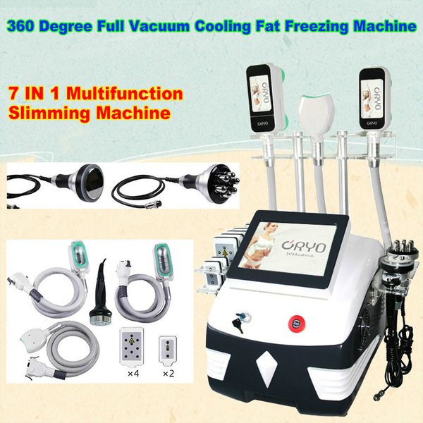 7 in 1 cryotherapy with 3 cryo handles+40k+rf+facial rf+ 6 pads laser cavitation 360° double chin removal slimming machine
7 in 1 cryotherapy with 3 cryo handles+40k+rf+facial rf+ 6 pads laser cavitation 360° double chin removal slimming machine