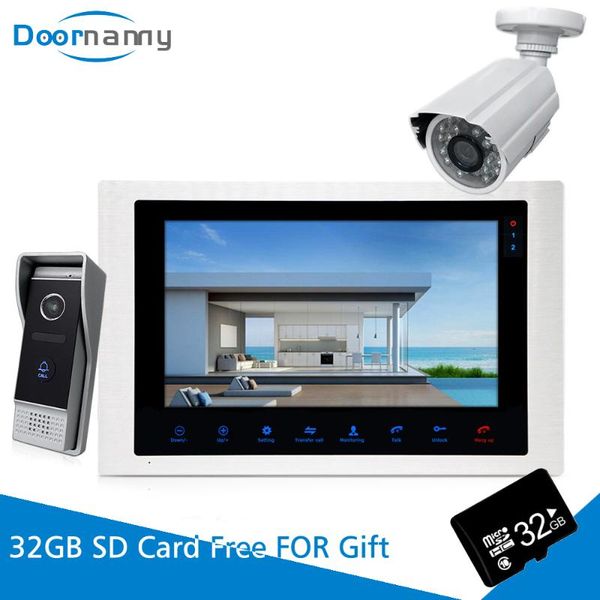doornanny household surveillance system video intercom for apattment video intercom kit 10 inch monitor & doorphone & camera set
doornanny household surveillance system video intercom for apattment video intercom kit 10 inch monitor & doorphone & camera set