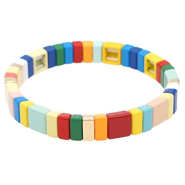 cute bracelets for women friendship bracelet rainbow jewelry pulseiras mujer enamel tile bracelet boho summer, Black
cute bracelets for women friendship bracelet rainbow jewelry pulseiras mujer enamel tile bracelet boho summer, Black