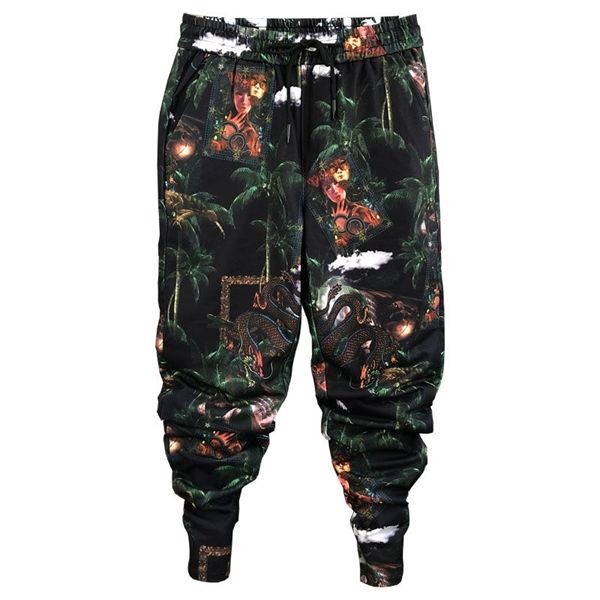 idopy 2020 new fashion printed pants streetwear drawstring elastic waist trousers floral harem pants joggers plus size 28-38, Black
idopy 2020 new fashion printed pants streetwear drawstring elastic waist trousers floral harem pants joggers plus size 28-38, Black
