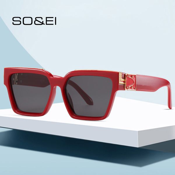 sunglasses so&ei retro punk style oversized square men ins tinted gradient lens eyewear fashion women sun glasses uv400, White;black
sunglasses so&ei retro punk style oversized square men ins tinted gradient lens eyewear fashion women sun glasses uv400, White;black