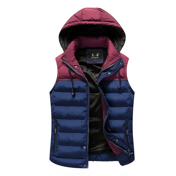 cotton-padded clothes men's slim fit thick padded jacket vest winter new style stand-up collar cotton-padded cloth, Black
cotton-padded clothes men's slim fit thick padded jacket vest winter new style stand-up collar cotton-padded cloth, Black