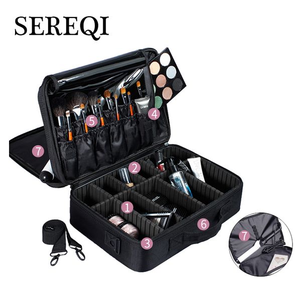 sereqi travel makeup organizer professional make up box cosmetics pouch bags fashion cosmetic bag beauty case for women
sereqi travel makeup organizer professional make up box cosmetics pouch bags fashion cosmetic bag beauty case for women