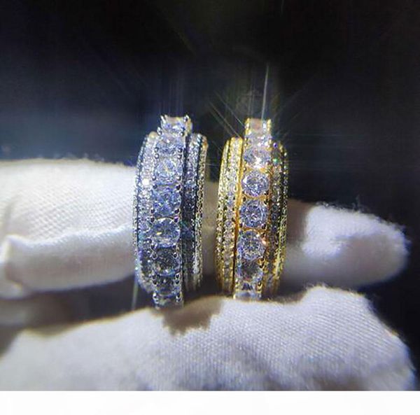 5 row iced out 360 rotatable eternity gold silver bling ring micro pave cubic zirconia 18k gold plated simulated diamonds spinner rings, Golden;silver
5 row iced out 360 rotatable eternity gold silver bling ring micro pave cubic zirconia 18k gold plated simulated diamonds spinner rings, Golden;silver