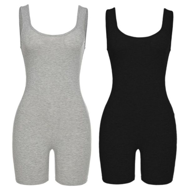 women sleeveless jumpsuit ribbed knit biker short bodycon tank bodysuit f3md, Black;white
women sleeveless jumpsuit ribbed knit biker short bodycon tank bodysuit f3md, Black;white