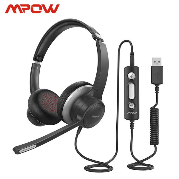 mpow 328/hc6 lighhtweight usb headset/ 3.5mm computer headset with microphone in-line control for call center skype pc cellphone
mpow 328/hc6 lighhtweight usb headset/ 3.5mm computer headset with microphone in-line control for call center skype pc cellphone