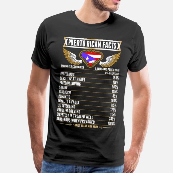 puerto rican facts t shirt men character tee shirt o-neck leisure anti-wrinkle basic summer novelty shirt
puerto rican facts t shirt men character tee shirt o-neck leisure anti-wrinkle basic summer novelty shirt