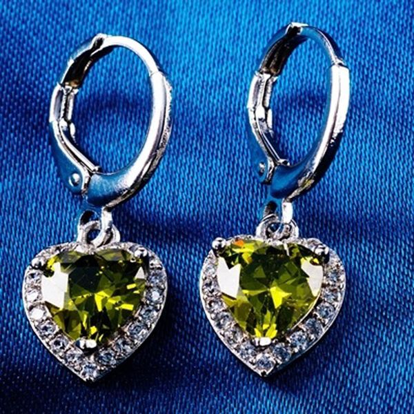 classic women drop earring fashion korean style love heart dangle earrings wedding jewelry for girl friend valentines gift, Silver
classic women drop earring fashion korean style love heart dangle earrings wedding jewelry for girl friend valentines gift, Silver