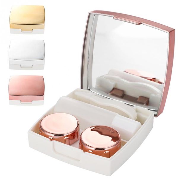 travel portable plastic contact lens case for men and women container holder lenses eye lashes storage box make up tools
travel portable plastic contact lens case for men and women container holder lenses eye lashes storage box make up tools