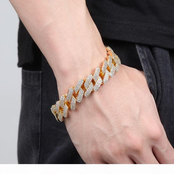 20mm cuban link bracelet men love hip hop iced out chain bling diamond bangle luxury designer jewelry mens bracelets rapper friendship screw, Black
20mm cuban link bracelet men love hip hop iced out chain bling diamond bangle luxury designer jewelry mens bracelets rapper friendship screw, Black