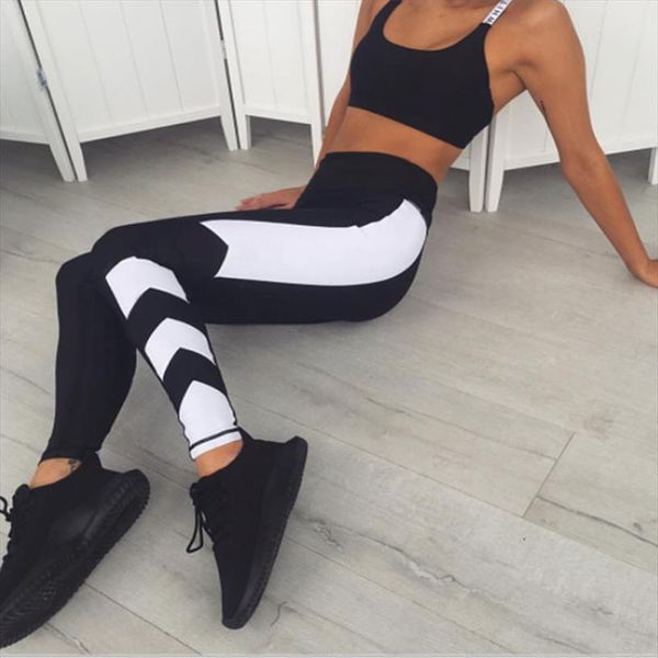 new women white arrow pattern printed striped leggings push up high waist slim leggings drop shipping, Black
new women white arrow pattern printed striped leggings push up high waist slim leggings drop shipping, Black