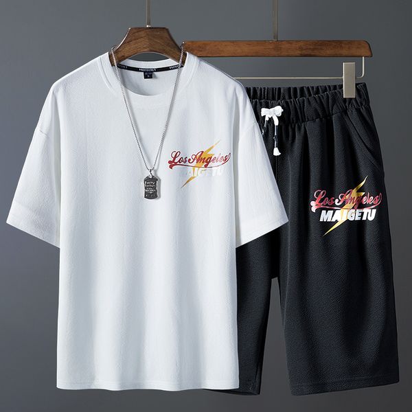 fashion men summer short sleeve t-shirts and shirts hip suit men sports suit t shirt tracksuits nice, Gray
fashion men summer short sleeve t-shirts and shirts hip suit men sports suit t shirt tracksuits nice, Gray