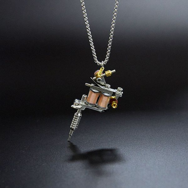 necklaces men big pendant tattoo tattoo machine necklace steampunk stainless steel pendant hip hop necklace jewelry wholesale, Silver
necklaces men big pendant tattoo tattoo machine necklace steampunk stainless steel pendant hip hop necklace jewelry wholesale, Silver