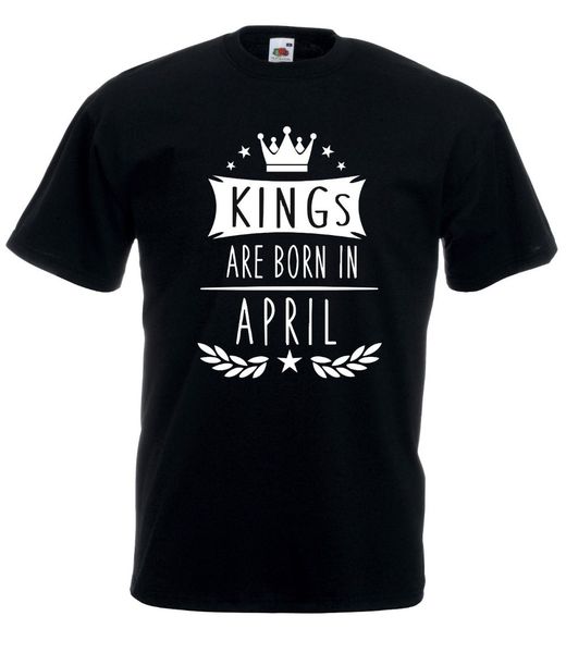 2019 new tee shirt t-shirt maglietta king 's are born in april nato aprile idea regalo summer cotton t-shirt
2019 new tee shirt t-shirt maglietta king 's are born in april nato aprile idea regalo summer cotton t-shirt