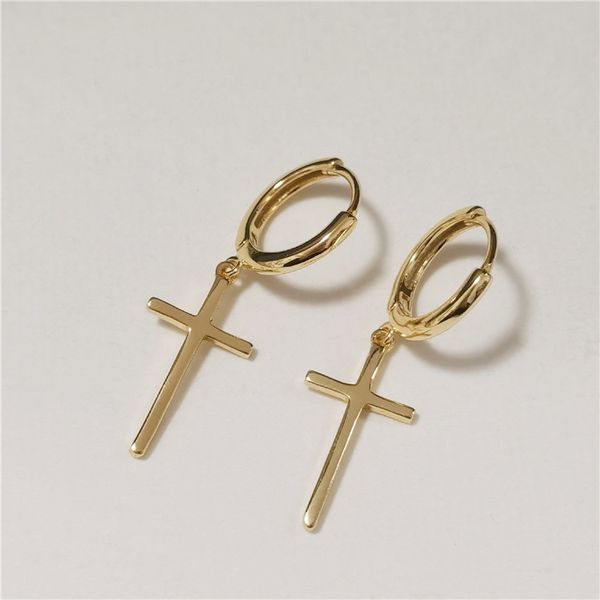 1pair 100% authentic 925 sterling silver white/ gold cross religion hoop huggie earrings jewelry tle1063, Golden;silver
1pair 100% authentic 925 sterling silver white/ gold cross religion hoop huggie earrings jewelry tle1063, Golden;silver