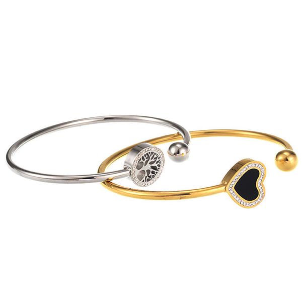 couple bracelet for women life tree heart stainless steel gold bracelet gifts for women charm opening bangle steel wholesale, Golden;silver
couple bracelet for women life tree heart stainless steel gold bracelet gifts for women charm opening bangle steel wholesale, Golden;silver