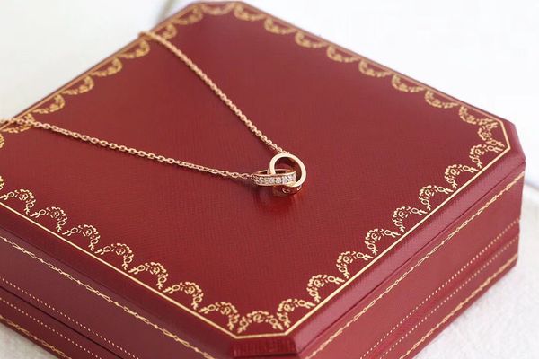 love necklace jewelry men women double ring full cz two rows diamond necklace octagonal screw cap love necklace couple gift, Silver
love necklace jewelry men women double ring full cz two rows diamond necklace octagonal screw cap love necklace couple gift, Silver