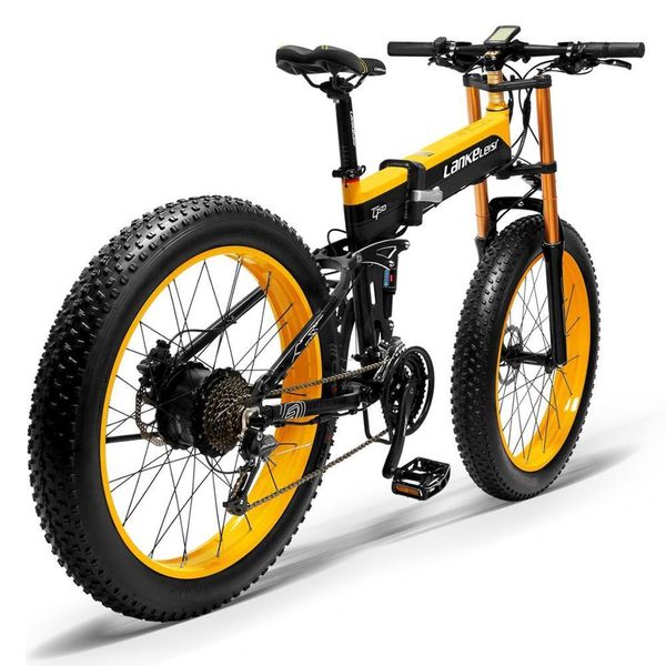 x eu quality lankeleisi 26x4.0 inch fat tire 1000w electric bike 1000w folding e-bike with 48v 13ah panasoni'c, Silver;blue
x eu quality lankeleisi 26x4.0 inch fat tire 1000w electric bike 1000w folding e-bike with 48v 13ah panasoni'c, Silver;blue