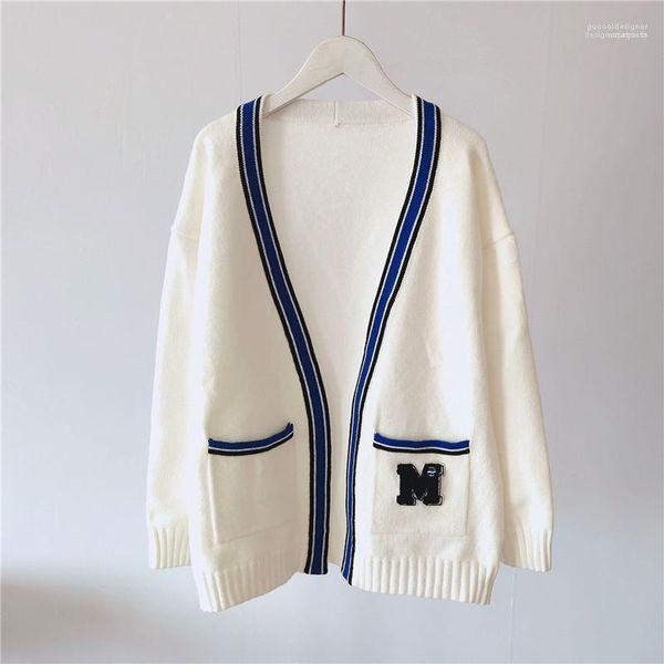 patchwork designer cardigan long sleeve loose pocket female clothing fashion casual office lady sweaters womens autumn, White;black
patchwork designer cardigan long sleeve loose pocket female clothing fashion casual office lady sweaters womens autumn, White;black