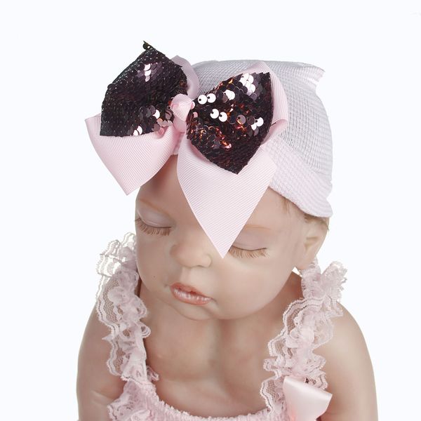 toddler newborn infant baby warm hat autumn newborn sequin caps bowknot soft bow hats ing 
toddler newborn infant baby warm hat autumn newborn sequin caps bowknot soft bow hats ing