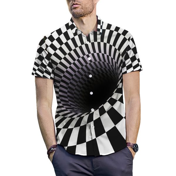 2020 summer illusion vortex 3d print men shirt fashion steetwear short sleeve shirt casual camisa masculina eur size, White;black
2020 summer illusion vortex 3d print men shirt fashion steetwear short sleeve shirt casual camisa masculina eur size, White;black
