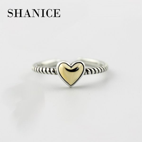 shanice 925 sterling silver open ring heart rope personality creative finger ring handmade trend opening rings adjustable, Golden;silver
shanice 925 sterling silver open ring heart rope personality creative finger ring handmade trend opening rings adjustable, Golden;silver