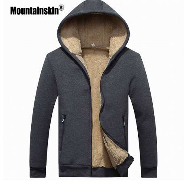mountainskin winter men's jackets fleece warm tracksuit soft men hoodies coats thick velvet sweatshirt mens clothing sa410, Black
mountainskin winter men's jackets fleece warm tracksuit soft men hoodies coats thick velvet sweatshirt mens clothing sa410, Black