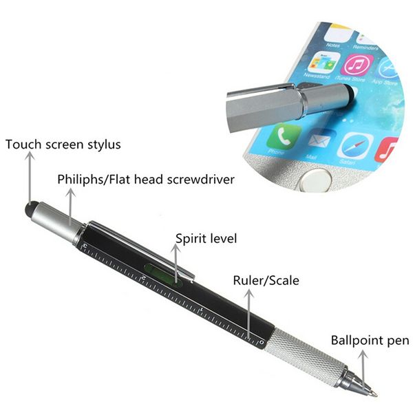 1pcs 6 in 1 pocket multi function pen with touch screen ruler level multi head mini screwdriver
1pcs 6 in 1 pocket multi function pen with touch screen ruler level multi head mini screwdriver