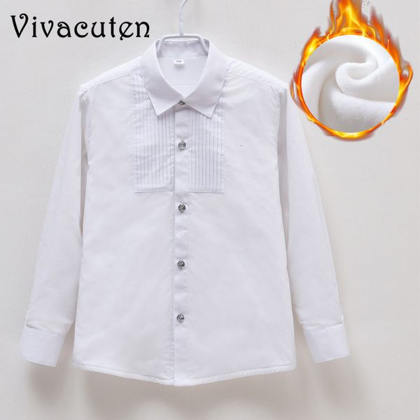 children long sleeve plus velvet thickening shirts for boys girls wedding school uniform kids formal blouses f104
children long sleeve plus velvet thickening shirts for boys girls wedding school uniform kids formal blouses f104