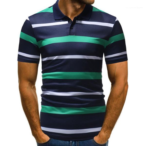 male striped summer slim mens polos lapel neck short sleeve patchwork summer mens tees contrast color casual business, White;black
male striped summer slim mens polos lapel neck short sleeve patchwork summer mens tees contrast color casual business, White;black