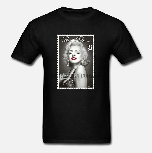 men t-shirt marilyn monroe orginal airbrush portrait tshirt women t shirt