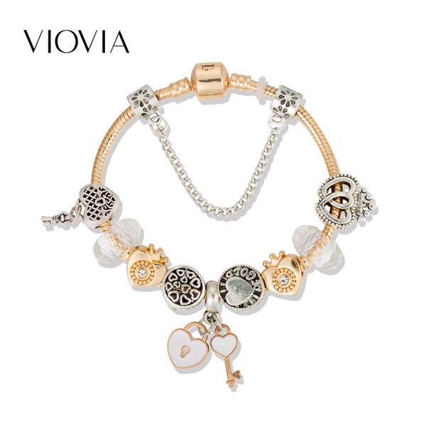 anklets viovia beads with key for love accessories jewelry charm bracelet diy pulseras gift women valentines b19066, Red;blue
anklets viovia beads with key for love accessories jewelry charm bracelet diy pulseras gift women valentines b19066, Red;blue