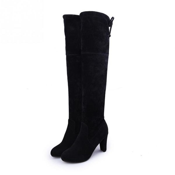 boots plus size fashion female winter thigh high faux suede leather solid heels women over the knee shoes drop, Black
boots plus size fashion female winter thigh high faux suede leather solid heels women over the knee shoes drop, Black