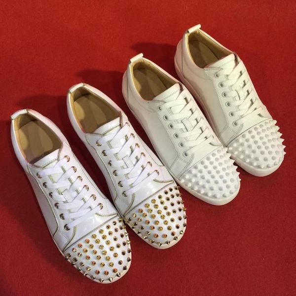 роскошная марка из натуральной кожи белый черный человек тренеры red bottom sneaker квартиры мужчины женщины повседневная walking партии wed, Black
роскошная марка из натуральной кожи белый черный человек тренеры red bottom sneaker квартиры мужчины женщины повседневная walking партии wed, Black