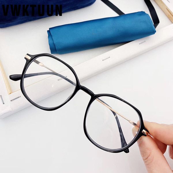 vwktuun anti blue light glasses round eye glasses frame female optical frame retro tr90 transparent color, Black
vwktuun anti blue light glasses round eye glasses frame female optical frame retro tr90 transparent color, Black