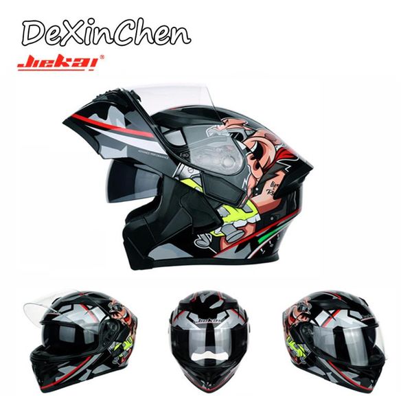 jiekai motorcycle helmet double visors full face moto helmet racing motorbike flip up double lens racing riding
jiekai motorcycle helmet double visors full face moto helmet racing motorbike flip up double lens racing riding