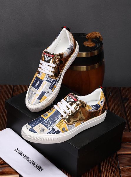 2021t spring and summer men 's printed sports shoes ,casual white shoes ,comfortable low -cut lace -up shoes ,original box packaging 3, Black
2021t spring and summer men 's printed sports shoes ,casual white shoes ,comfortable low -cut lace -up shoes ,original box packaging 3, Black