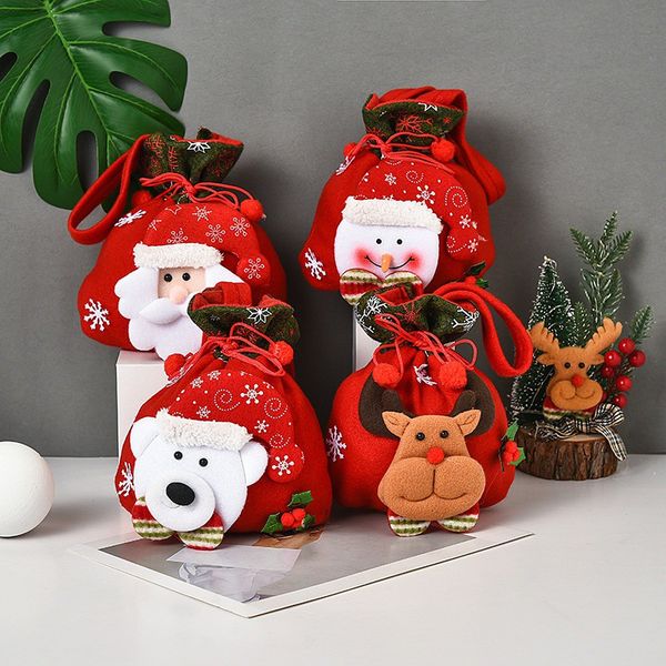 christmas decorations cute gift bag three-dimensional doll candy bag, handbag brushed cloth
christmas decorations cute gift bag three-dimensional doll candy bag, handbag brushed cloth