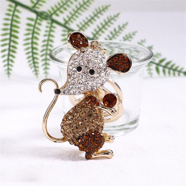 cute vintage mouse keychain women's rhinestone crystal mice pendant handbag purse key ring gift 2020 new year trinket, Silver 
cute vintage mouse keychain women's rhinestone crystal mice pendant handbag purse key ring gift 2020 new year trinket, Silver