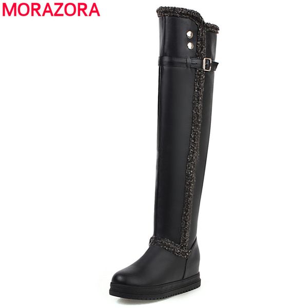 morazora 2020 new arrive winter keep warm over the knee boots fashion round toe platform shoes woman boots large size, Black
morazora 2020 new arrive winter keep warm over the knee boots fashion round toe platform shoes woman boots large size, Black