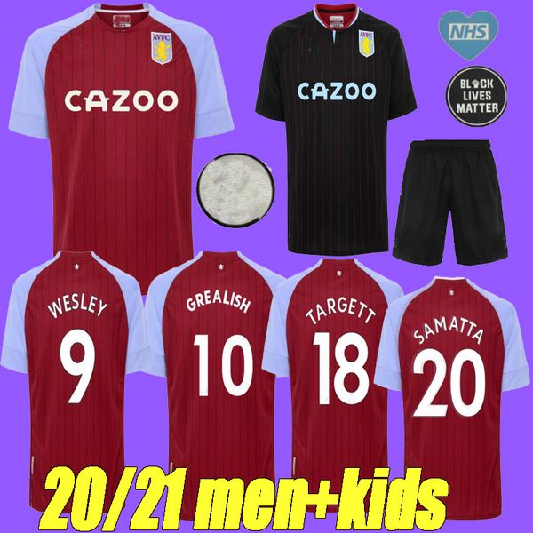 men+kids 20 21 aston villa soccer jersey home 2020 2021 samatta targett grealish wesley douglas luiz mcgim el ghazi football shirts, Black;yellow
men+kids 20 21 aston villa soccer jersey home 2020 2021 samatta targett grealish wesley douglas luiz mcgim el ghazi football shirts, Black;yellow