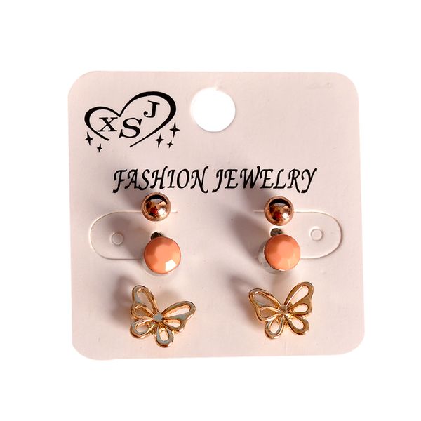 stud fashion women's jewelry wholesale butterfly earrings meat pink mix style 3 pairs /set agent, Golden;silver
stud fashion women's jewelry wholesale butterfly earrings meat pink mix style 3 pairs /set agent, Golden;silver